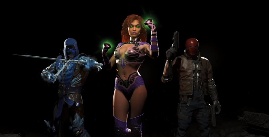 Injustice 2 : Red Hood, Starfire et Sub-Zero rejoignent le casting avec le premier pack DLC