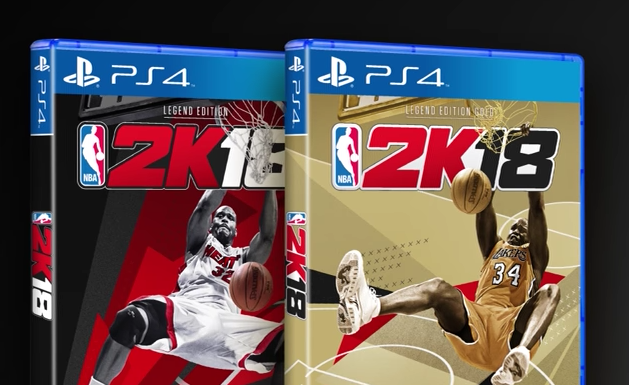 NBA 2K18 legend edition cover Shaq