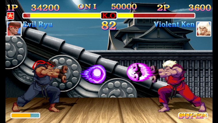 Ultra Street Fighter II evil Ryu violent Ken