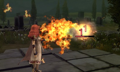 Fire emblem echoes celica fight fire flames