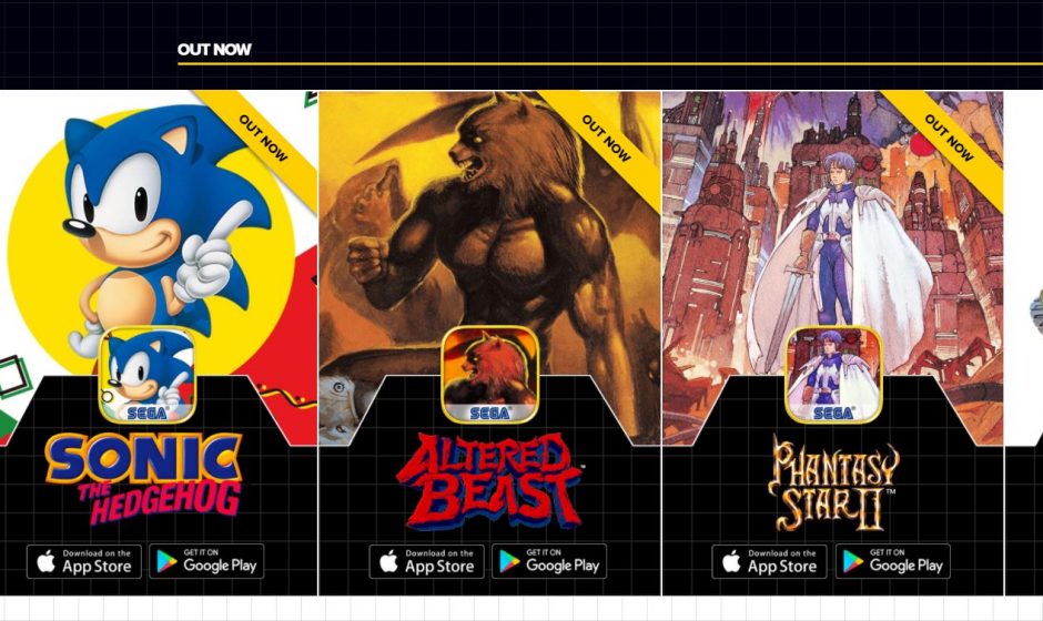 SEGA Forever : Un programme de jeux rétro gratuits sur mobile