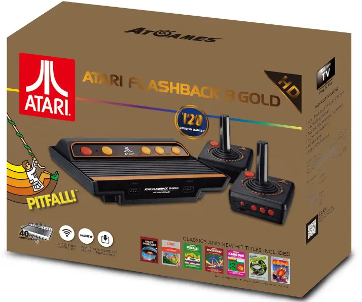 Réédition de la console Atari 2600 par AtGames. Une portable Atari devrait suivre plus tard en 2017.