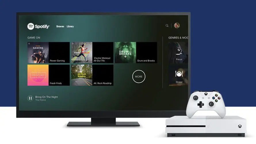 Spotify est désormais disponible sur Xbox One