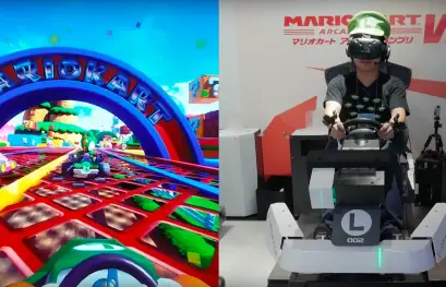 Mario Kart VR s'illustre dans une vidéo de gameplay sur HTC Vive