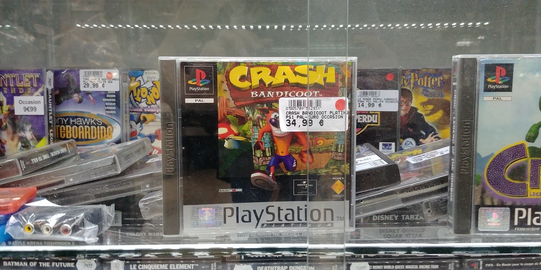 Un titre PSOne qui a la côté : Crash Bandicoot