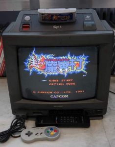 Téléviseur SF-I SNES TV pour jouer sans câble à la Super Famicom