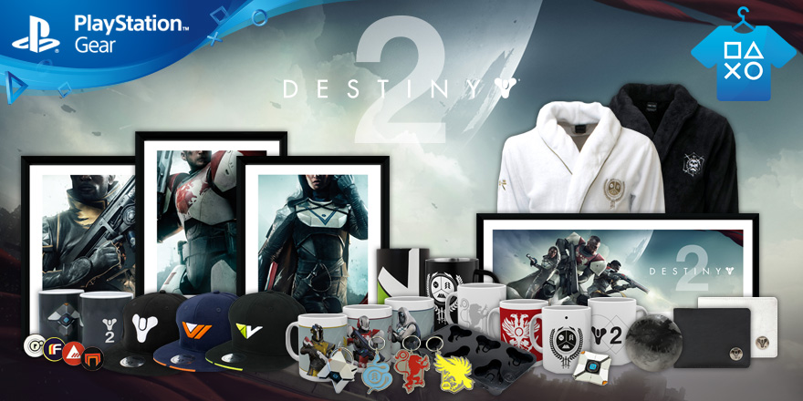 Les produits dérivés Destiny 2 débarquent sur la boutique PlayStation Gear