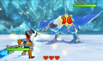 Monster Hunter Stories combats