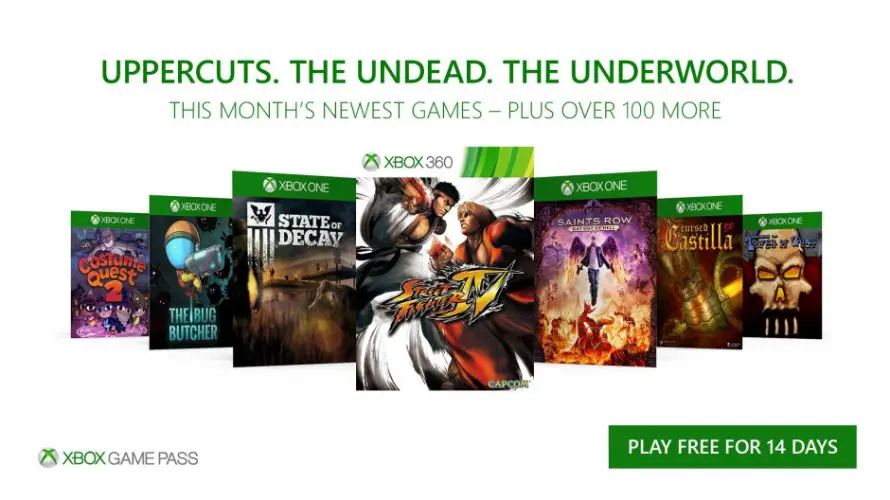 Le Xbox Game Pass accueille 7 nouveaux jeux