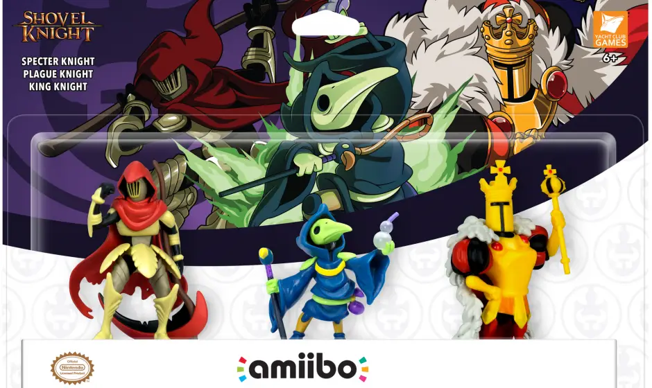 Nintendo dévoile 3 amiibo Shovel Knight