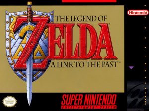 Une version moins dorée pour la jaquette USA de Zelda sur Super NES