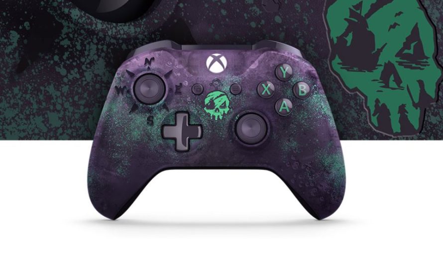 Une magnifique manette Xbox collector aux couleurs de Sea of Thieves