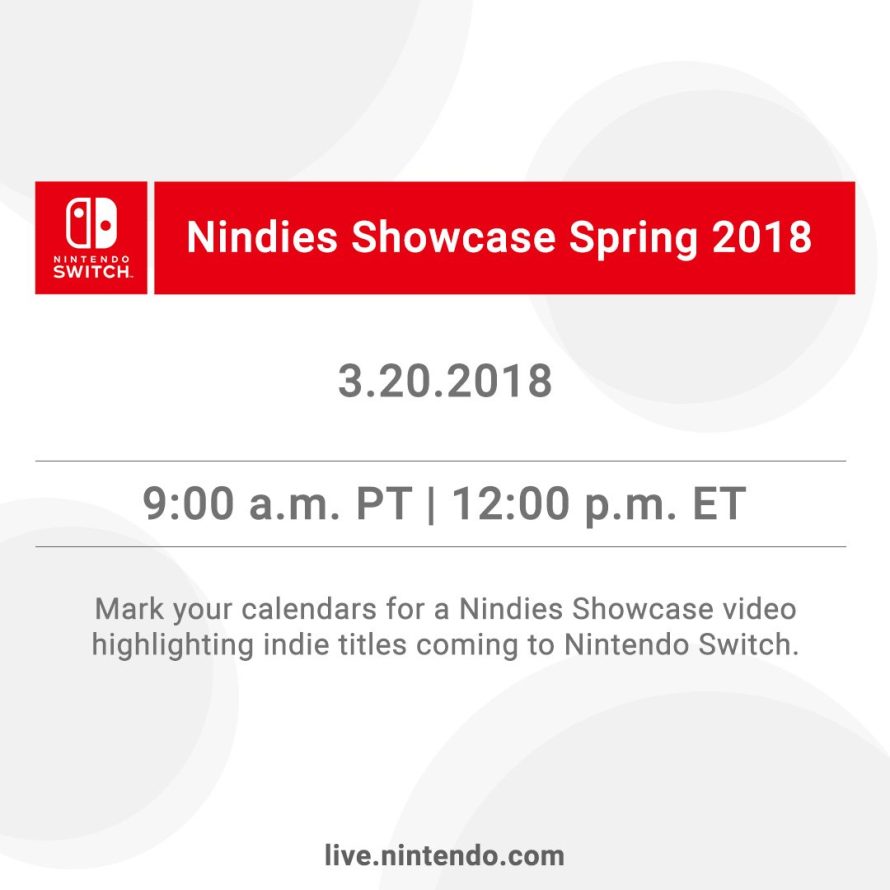 Le Nindies Showcase, c’est pour bientôt