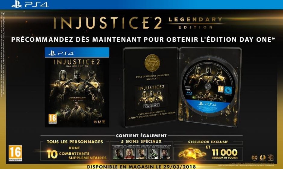 Injustice 2 : l'édition complète Legendary est disponible