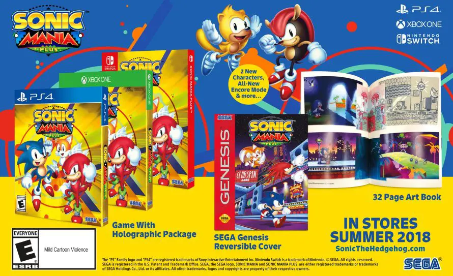 Sonic Mania : Une version Plus en boîte et une série animée à venir