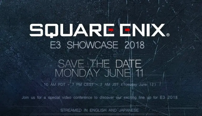 E3 2018 : Square Enix donne sa date de conférence