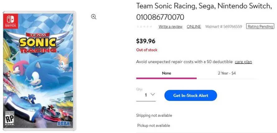 Team Sonic Racing fuite avant l’heure avec plusieurs détails