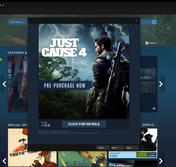 E3 2018 : Just Cause 4 leaké par erreur sur Steam