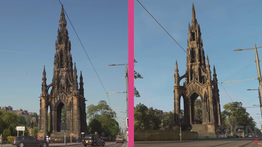 Forza Horizon 4 : Le comparatif jeu VS la réalité