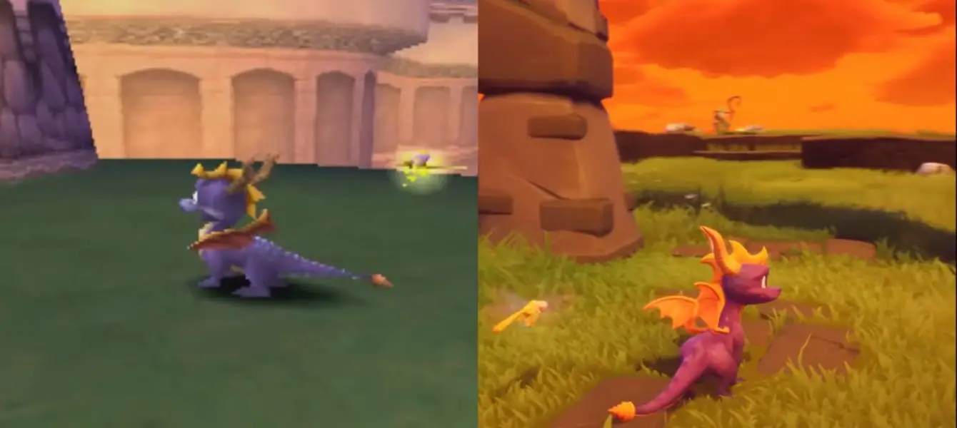 Spyro Reignited Trilogy : Le comparatif PS1 / PS4