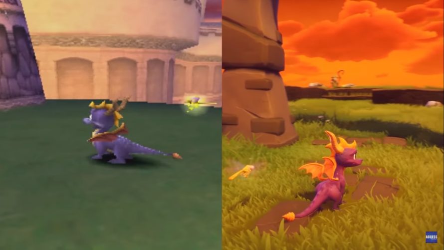 Spyro Reignited Trilogy : Le comparatif PS1 / PS4