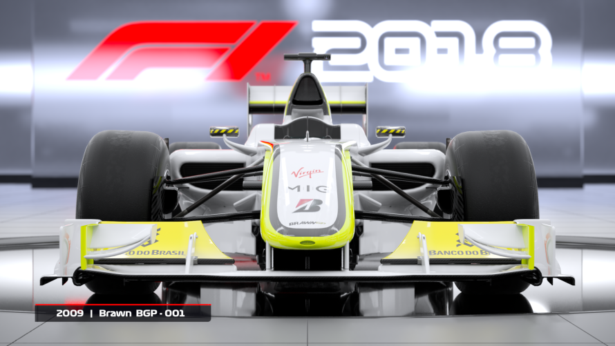 F1 2018 contiendra 20 véhicules de légende
