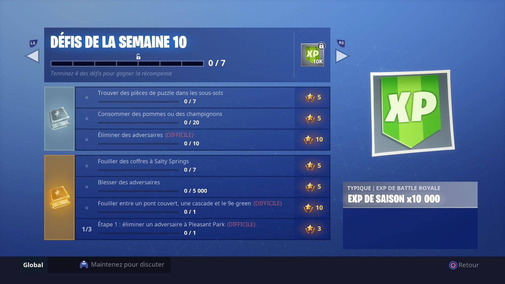 Fortnite Les Defis De La Semaine 10 Jvfrance - pour rappel fortnite battle royale est disponible gratuitement sur pc via launcher epic games playstation 4 xbox one nintendo switch et ios