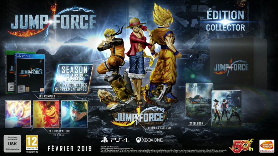 Jump Force : Sortie, collector et nouveaux personnages