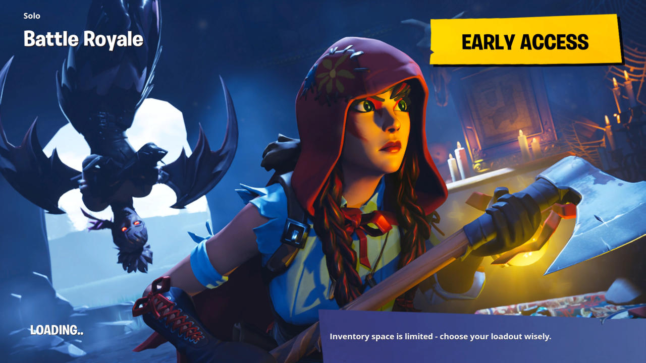 pour cette quatrieme semaine l ecran de chargement image ci dessus met de nouveau en scene le petit chaperon rouge deja present dans celui de la semaine - fortnite saison 8 semaine 6 etoile