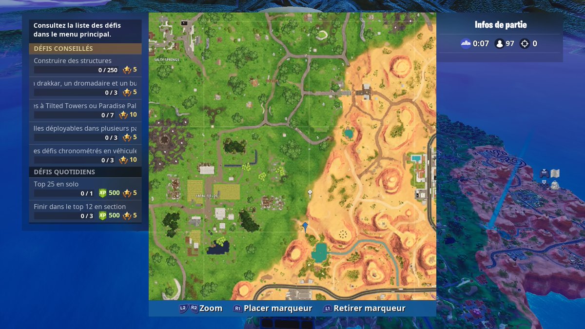 Guide Fortnite Saison 6 Lemplacement De Létoile