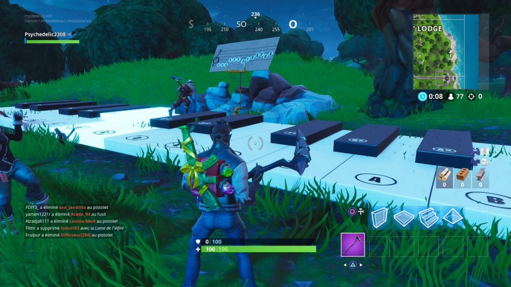 Ou Trouver Les Gant De Spider Man Fortnite GUIDE | Fortnite : Jouer la partition sur les pianos près de Pleasant
