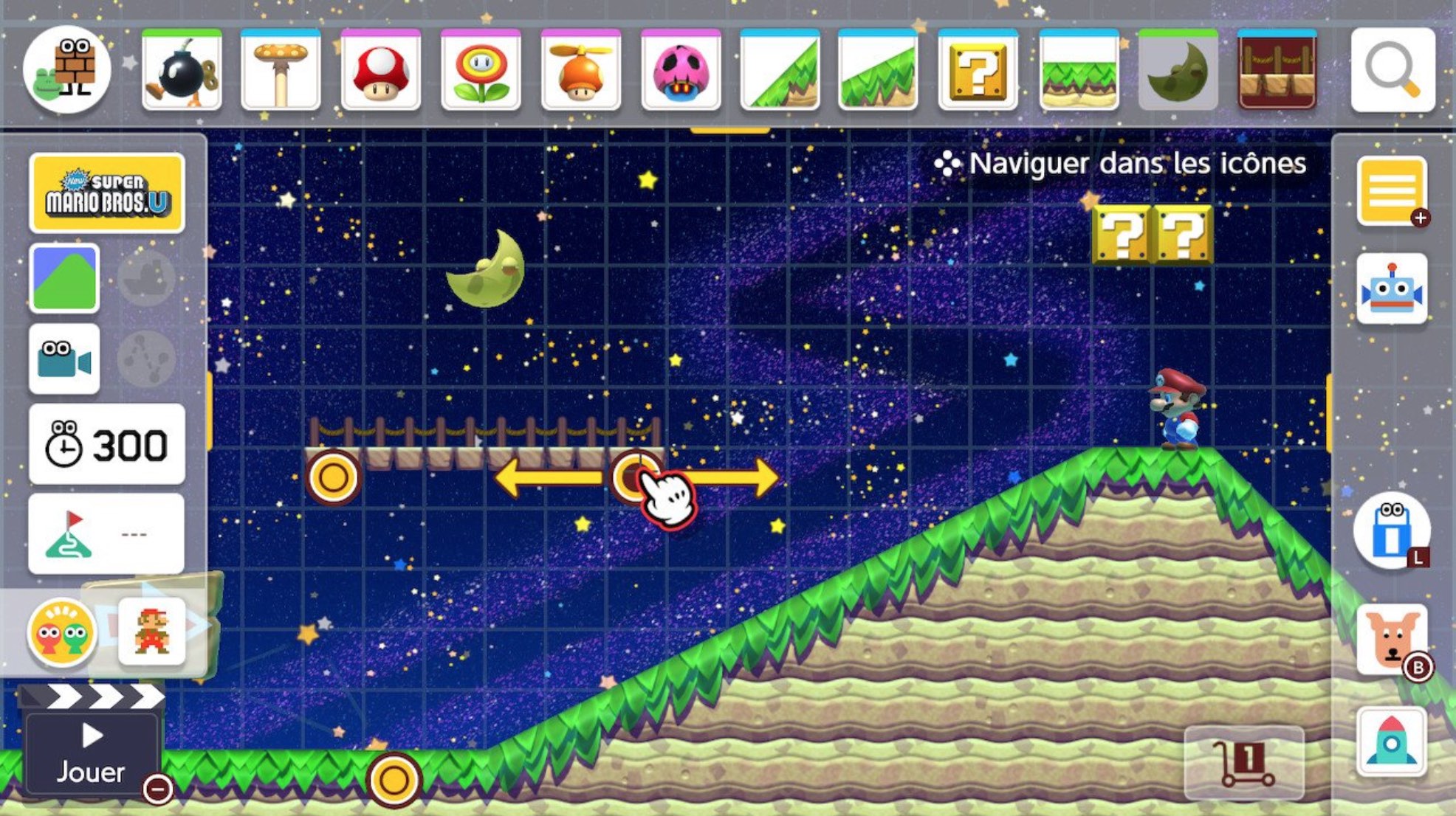 Super Mario Maker 2 Mode Nuit / Night mode