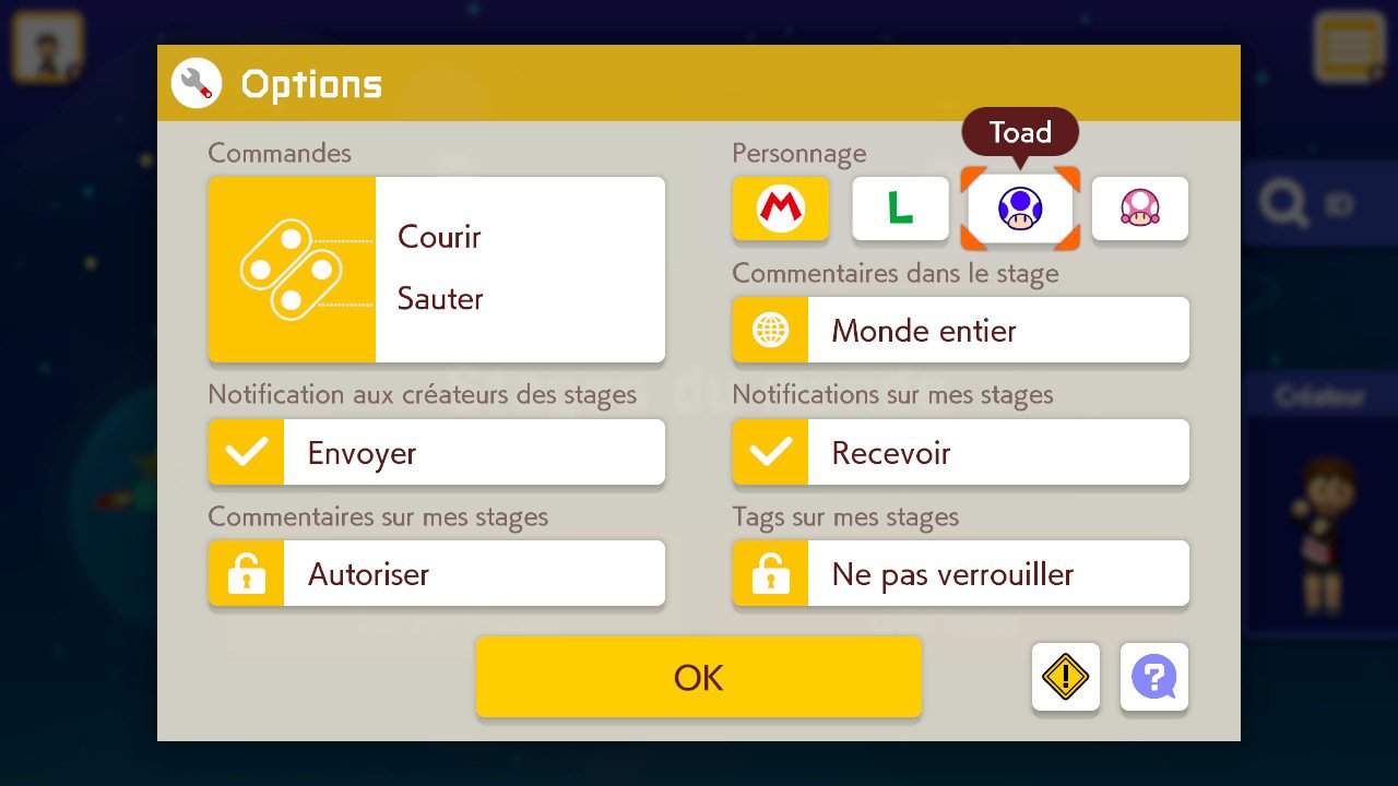 Super Mario Maker 2 Personnages