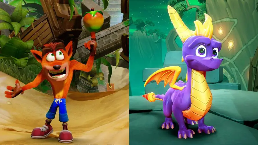 Activision envisagerait de produire des jeux inédits pour Crash Bandicoot et Spyro