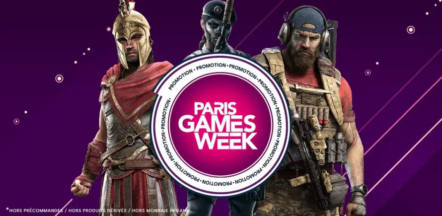 BON PLAN | Ubisoft Store : Des promotions pendant la Paris Games Week 2019