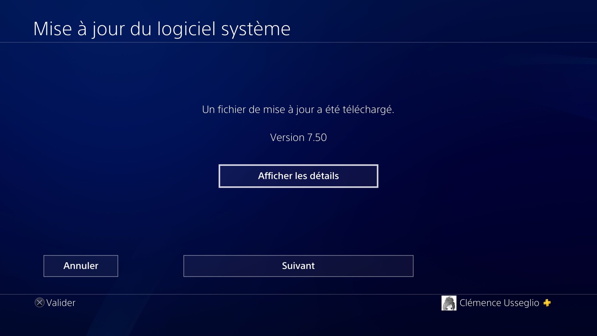 PS4 Une nouvelle mise à jour système (firmware 7.50) est disponible en téléchargement JVFrance