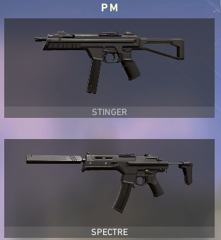 Valorant_liste_pistolets_mitrailleurs