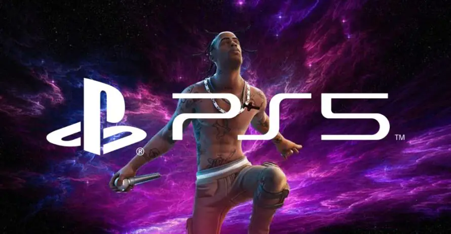 PS5 : le rappeur Travis Scott annonce avoir la PlayStation 5/DualSense chez lui
