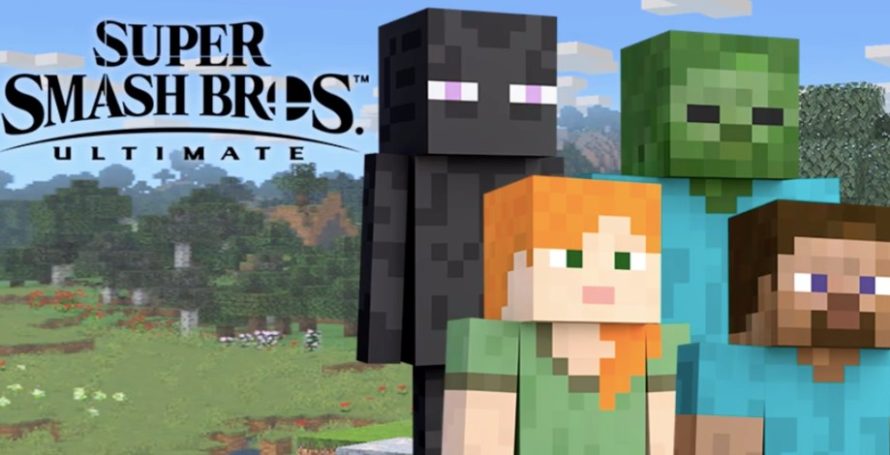 Super Smash Bros Ultimate Nintendo Devoile Steve De Minecraft Le Second Personnage Jouable Du Passe Des Combattants Vol 2 Jvfrance