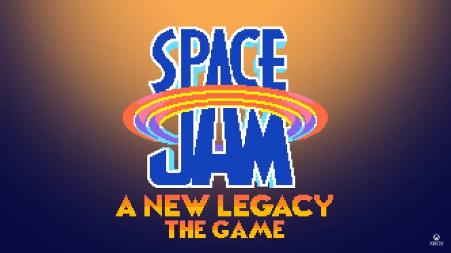 Un jeu et des manettes Xbox en rapport avec le film Space Jam: A New Legacy