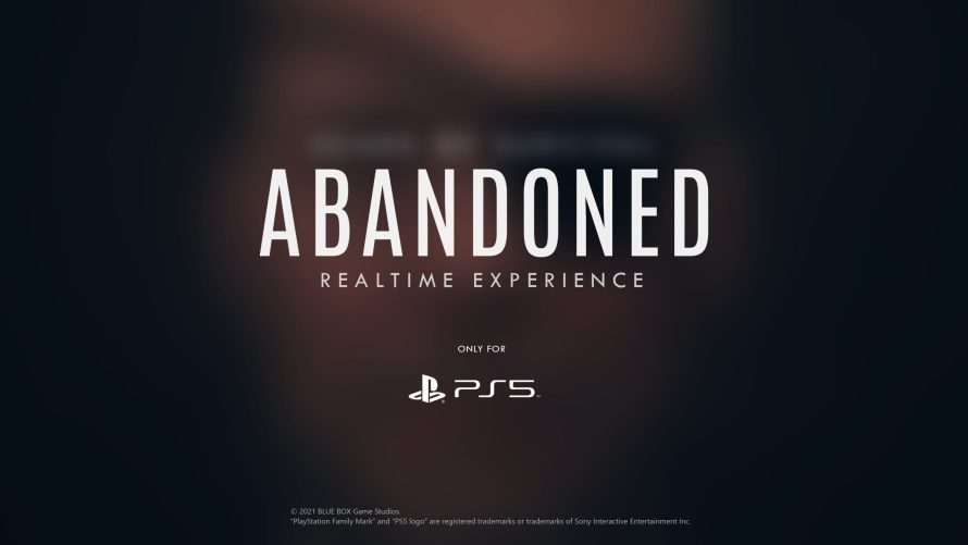 Abandoned : BLUE BOX Game Studios dévoile la date de sortie de l’application Realtime Experience sur PS5