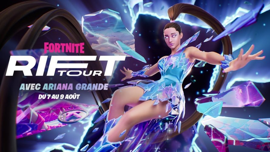 Fortnite : Ariana Grande en tête d’affiche du Rift Tour avec des skins déblocables
