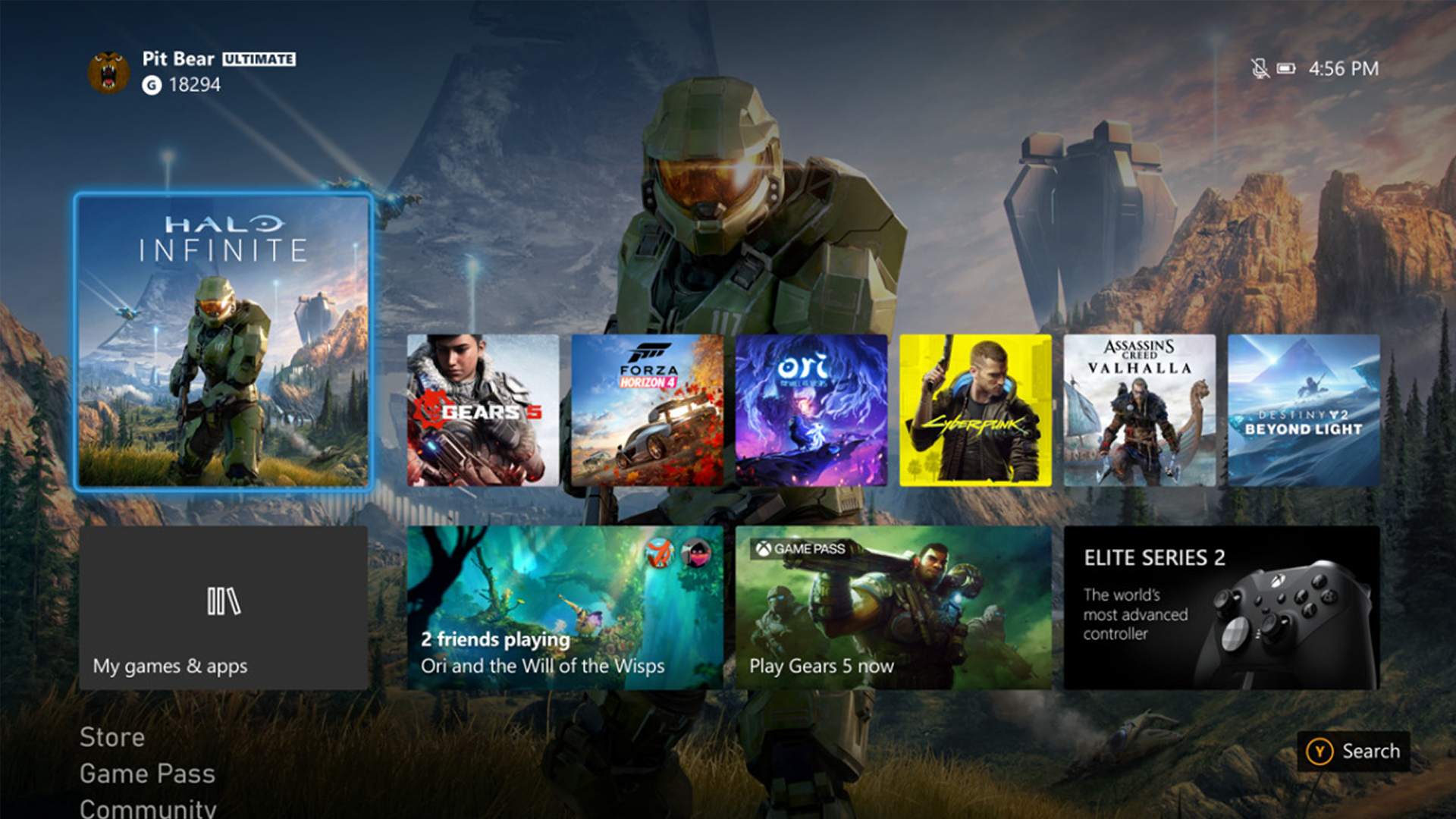 Xbox Series X : Une nouvelle mise à jour de l'écran d'accueil Xbox