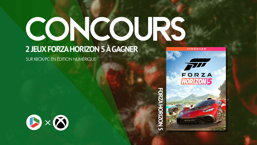 CONCOURS DE NOËL Partie 3 | 2 Jeux Forza Horizon 5 à gagner sur PC et Xbox One/Xbox Series