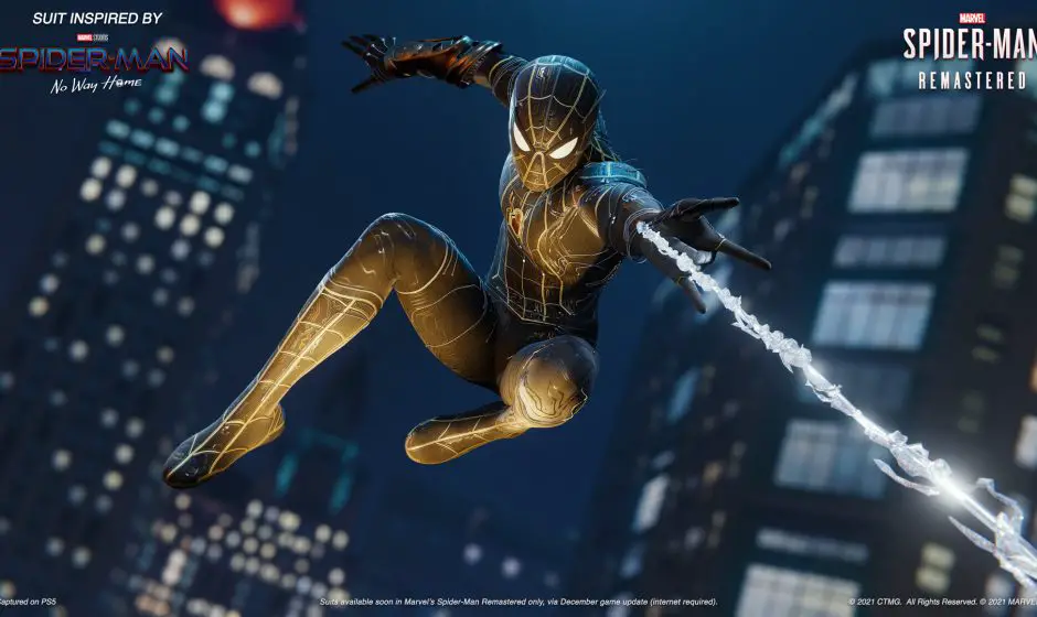 Marvel's Spider-Man Remastered - 2 costumes gratuits issus du film Spider-Man: No Way Home