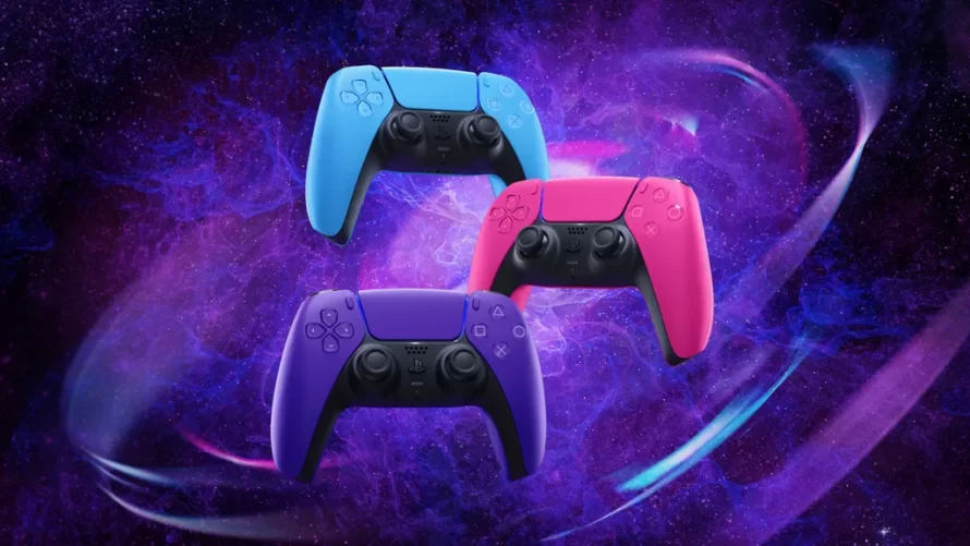 PS5 : La DualSense bientôt disponible en 3 nouvelles couleurs (Nova Pink, Starlight Blue, Galactic Purple)
