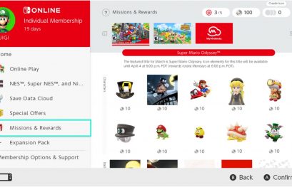 Nintendo Switch Online - Des récompenses et des missions exclusives pour les abonnées au service