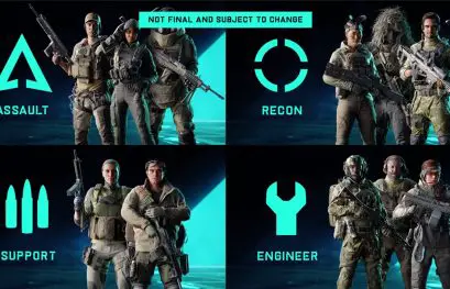Battlefield 20242 : Le système de classes revient (assaut, ingénieur, reconnaissance et soutien)