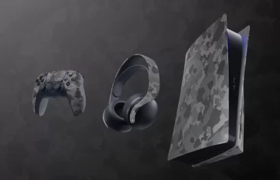 PS5 : Sony dévoile une DualSense, un casque et des façades Gray Camouflage