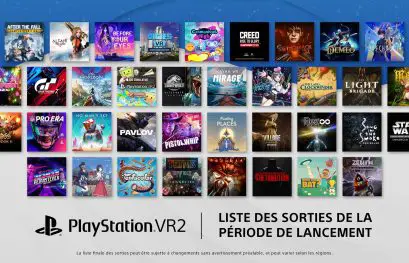 PlayStation VR2 : La liste des jeux disponibles au lancement du casque VR de la PS5